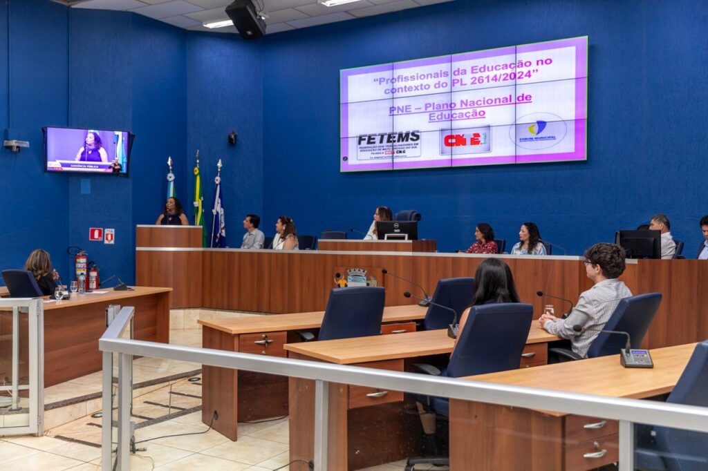 Plano Nacional de Educação é tema de audiência pública na Câmara de Vereadores