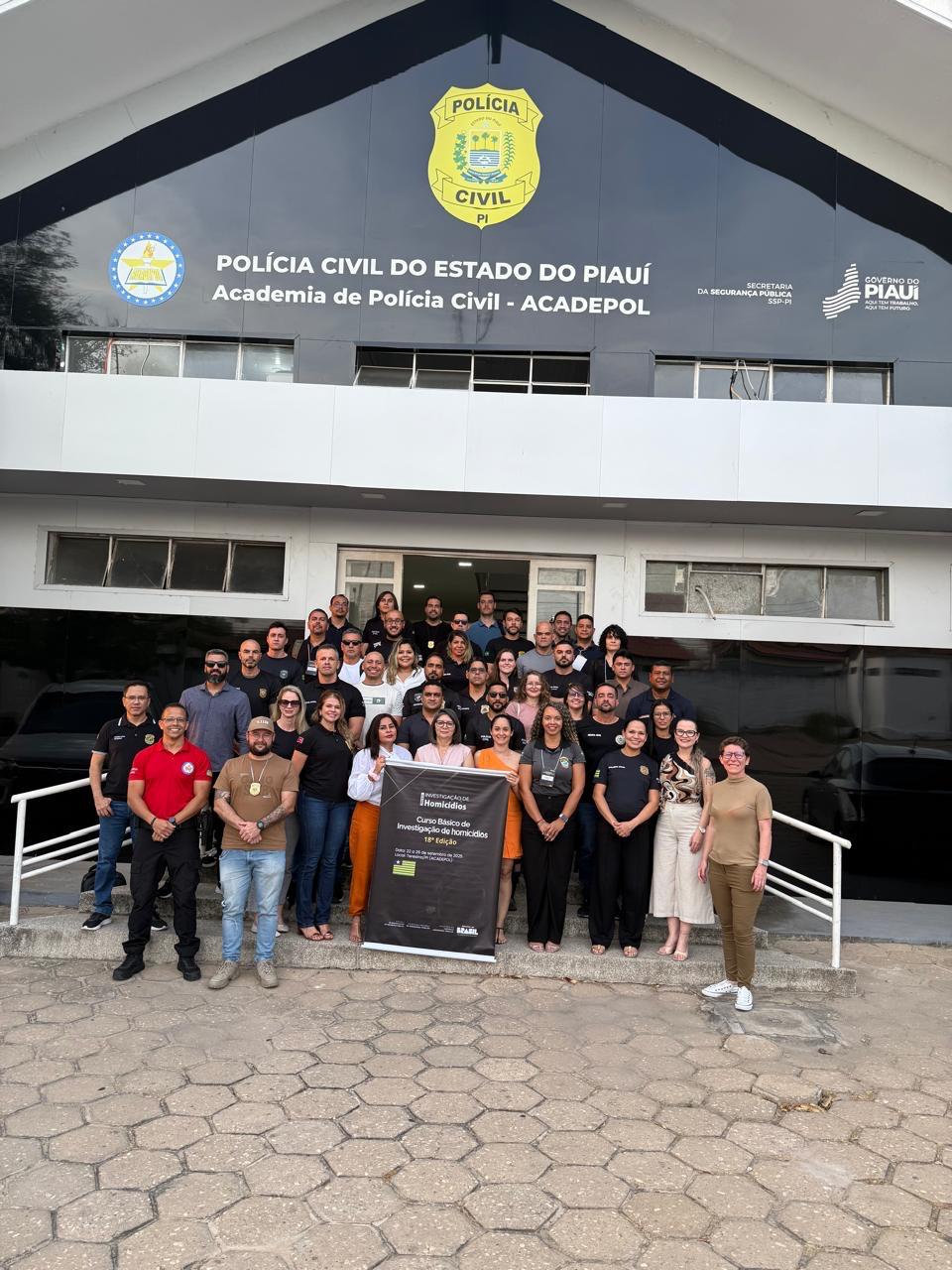 Policial Civil de Bataguassu participa de capacitação em investigação de homicídios no Piauí