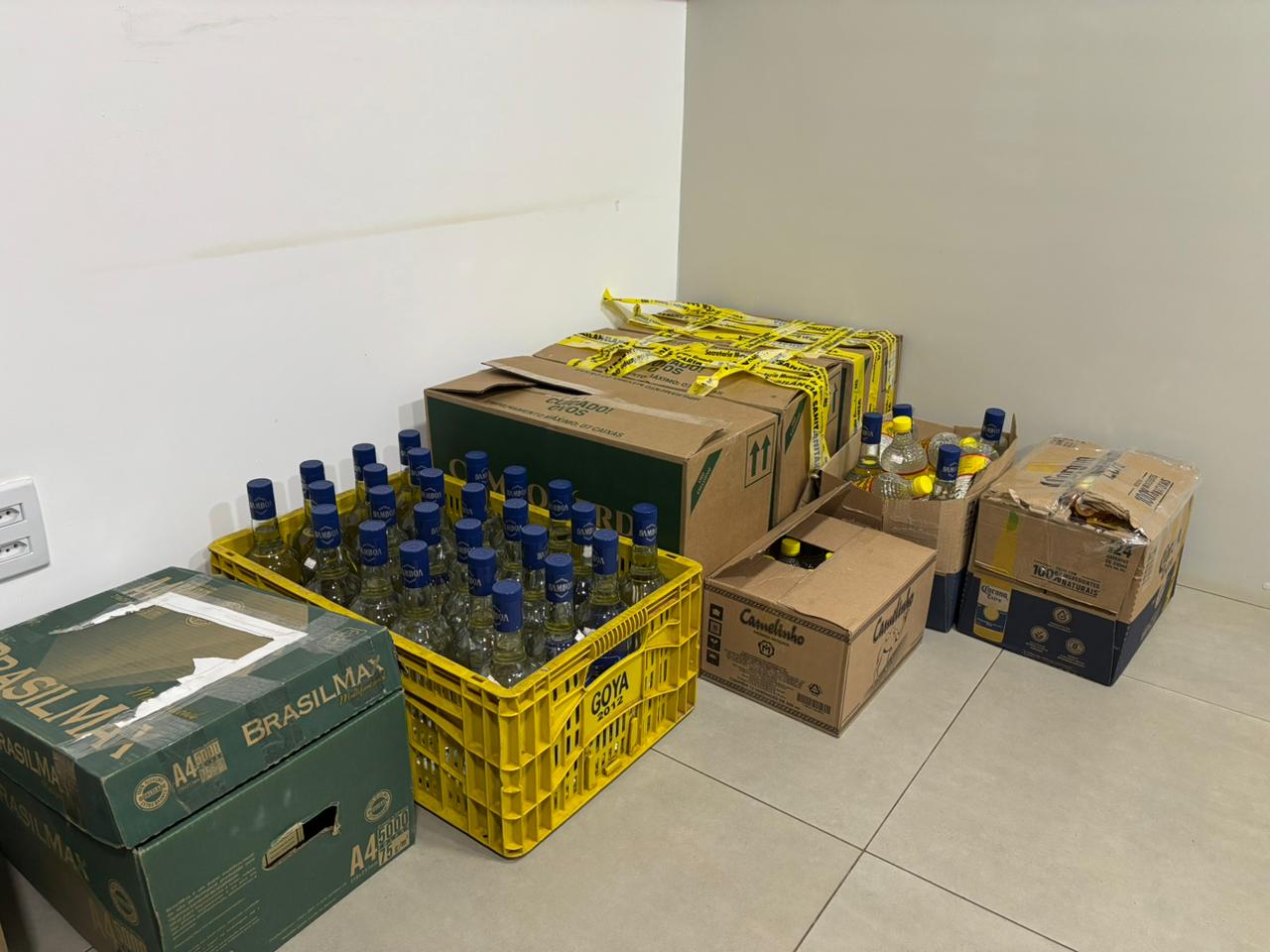 Operação integrada do Governo combate comércio irregular de bebidas com metanol em todo o MS Operação integrada do Governo combate comércio irregular de bebidas com metanol em todo o MS