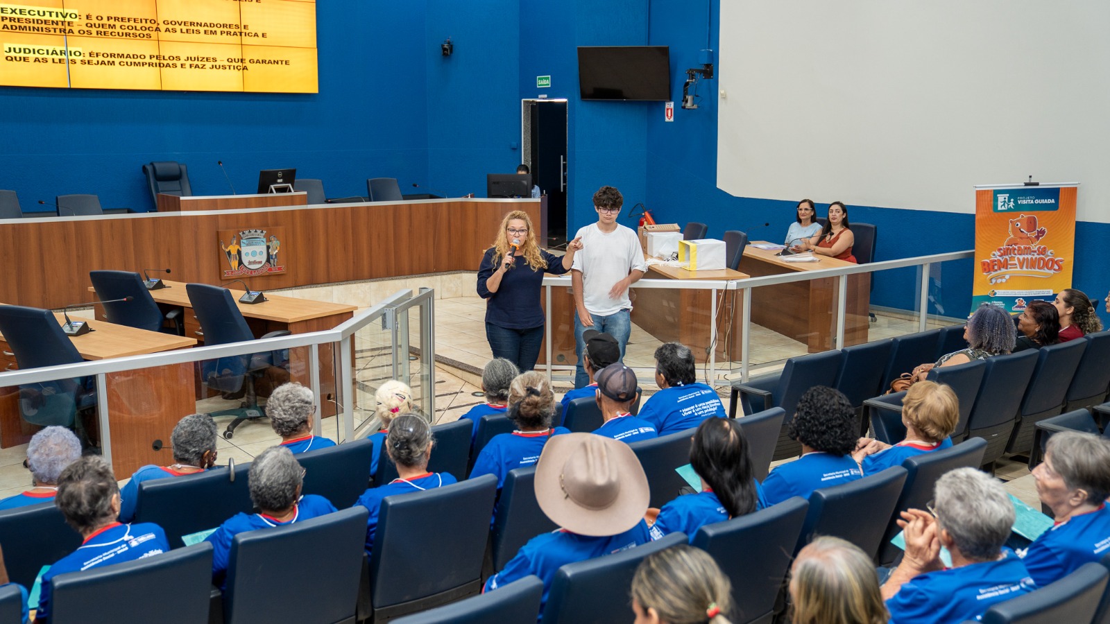 Câmara recebe segunda turma de idosos para Visita Guiada Câmara recebe segunda turma de idosos para Visita Guiada