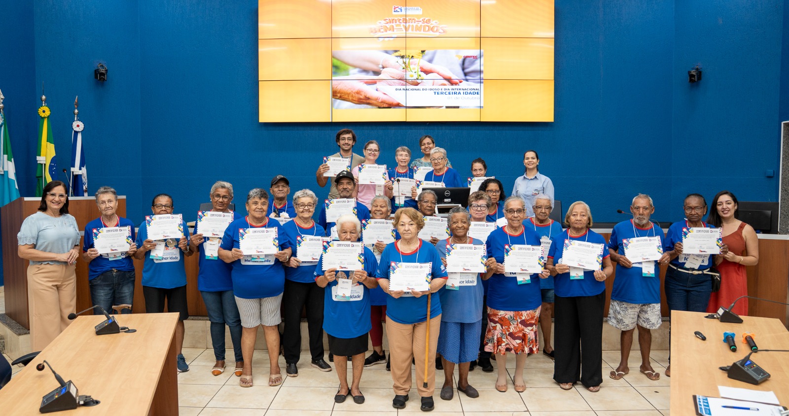 Câmara recebe segunda turma de idosos para Visita Guiada Câmara recebe segunda turma de idosos para Visita Guiada
