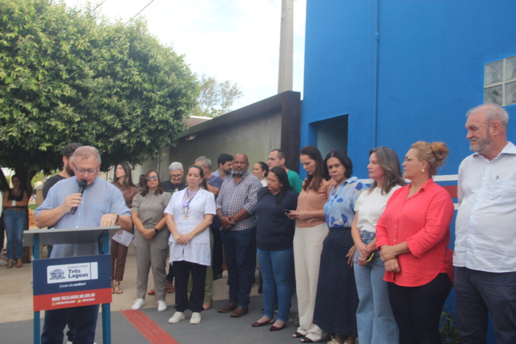 Reforma da USF Santo André é entregue e prefeito reforça compromisso com a saúde em Três Lagoas Reforma da USF Santo André é entregue e prefeito reforça compromisso com a saúde em Três Lagoas