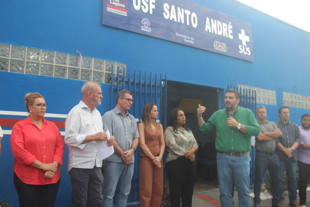 Reforma da USF Santo André é entregue e prefeito reforça compromisso com a saúde em Três Lagoas Reforma da USF Santo André é entregue e prefeito reforça compromisso com a saúde em Três Lagoas