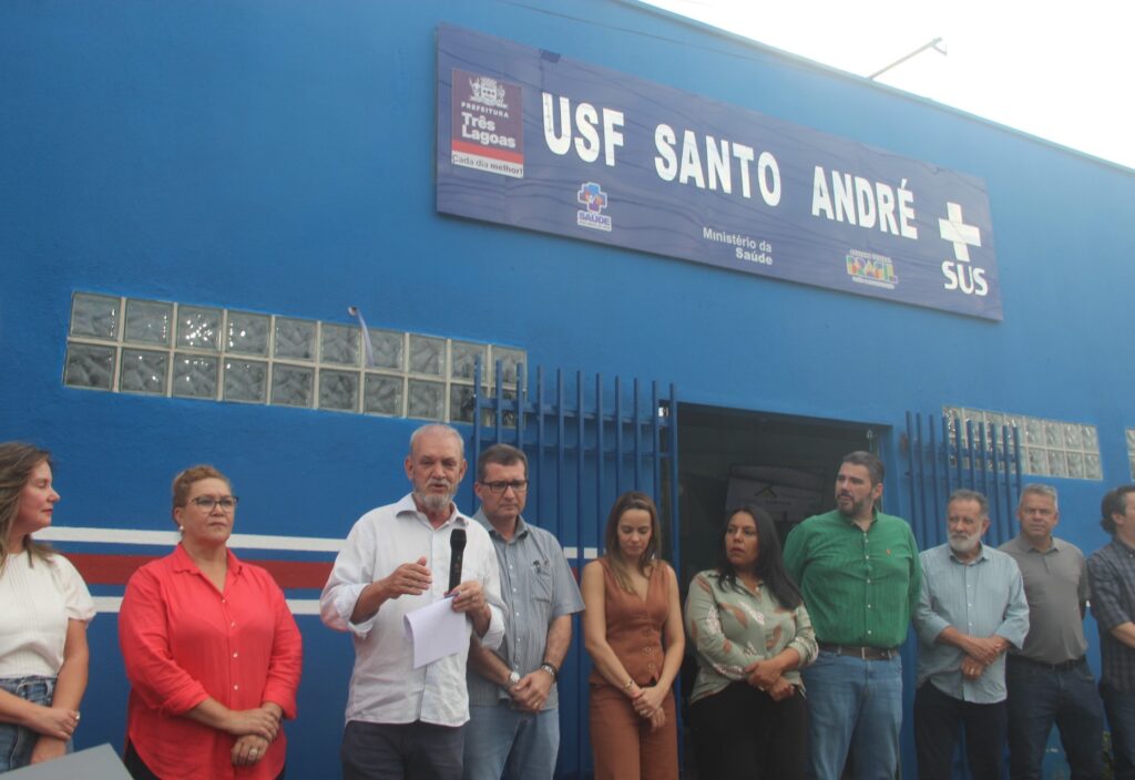Reforma da USF Santo André é entregue e prefeito reforça compromisso com a saúde em Três Lagoas Reforma da USF Santo André é entregue e prefeito reforça compromisso com a saúde em Três Lagoas