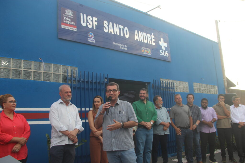 Reforma da USF Santo André é entregue e prefeito reforça compromisso com a saúde em Três Lagoas Reforma da USF Santo André é entregue e prefeito reforça compromisso com a saúde em Três Lagoas