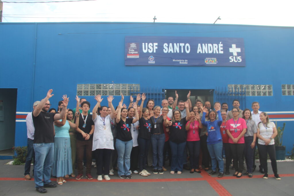 Reforma da USF Santo André é entregue e prefeito reforça compromisso com a saúde em Três Lagoas Reforma da USF Santo André é entregue e prefeito reforça compromisso com a saúde em Três Lagoas