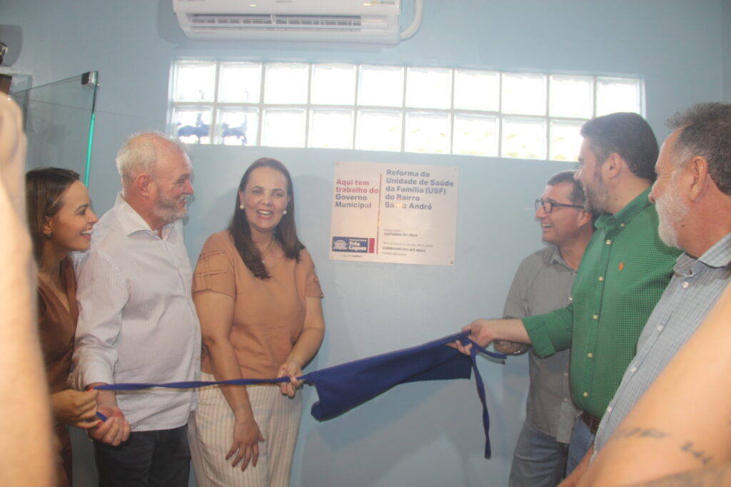 Reforma da USF Santo André é entregue e prefeito reforça compromisso com a saúde em Três Lagoas Reforma da USF Santo André é entregue e prefeito reforça compromisso com a saúde em Três Lagoas