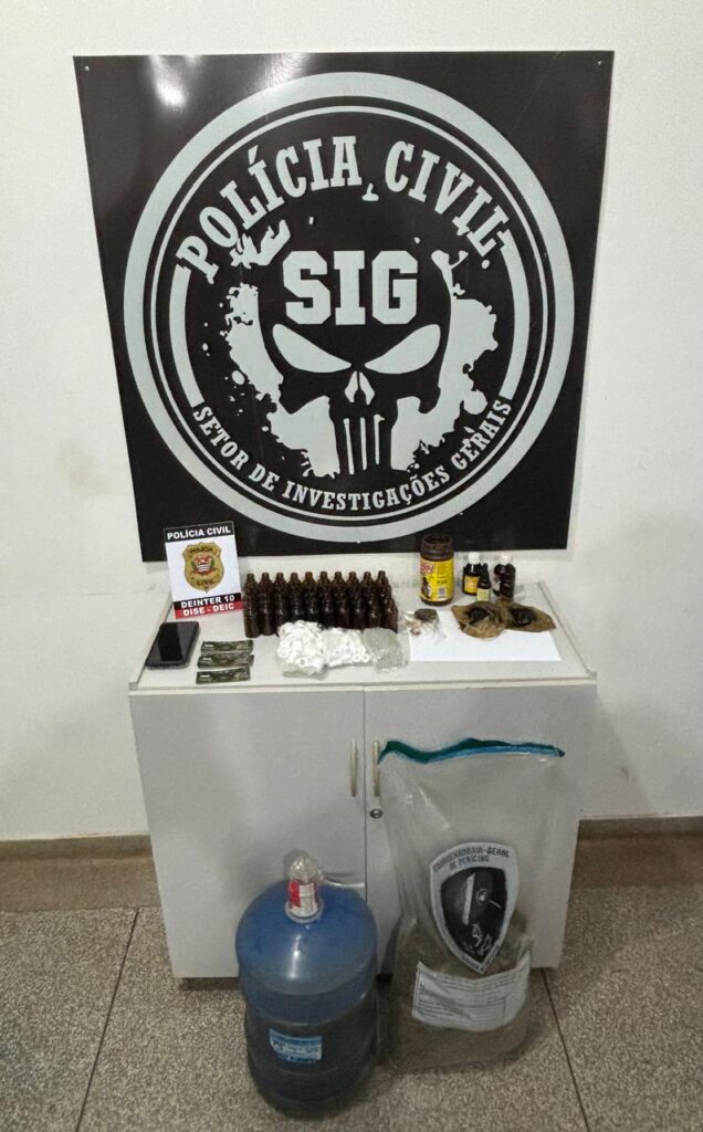 Polícia Civil de SP e MS prende homem em posse de derivados de maconha e arma de fogo em Três Lagoas