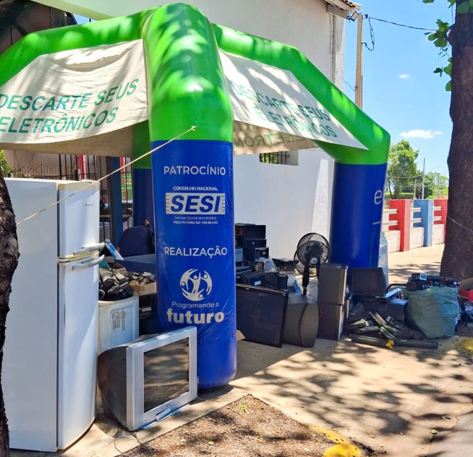 Três Lagoas arrecada 2,5 toneladas de resíduos eletrônicos durante Caravana “Eletrônico Não é Lixo” Três Lagoas arrecada 2,5 toneladas de resíduos eletrônicos durante Caravana “Eletrônico Não é Lixo”