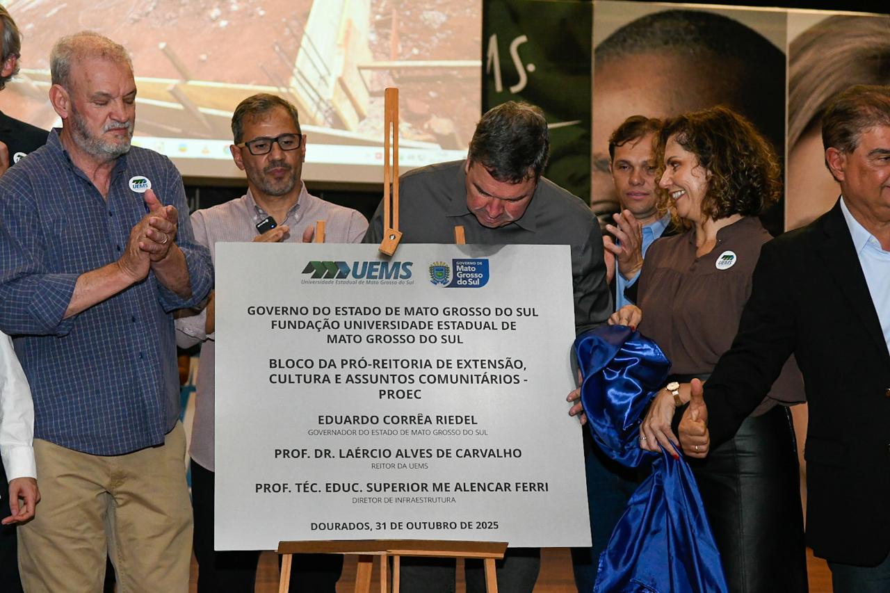 Com restaurantes universitários e outras obras na UEMS, Governo de MS fortalece educação superior Com restaurantes universitários e outras obras na UEMS, Governo de MS fortalece educação superior