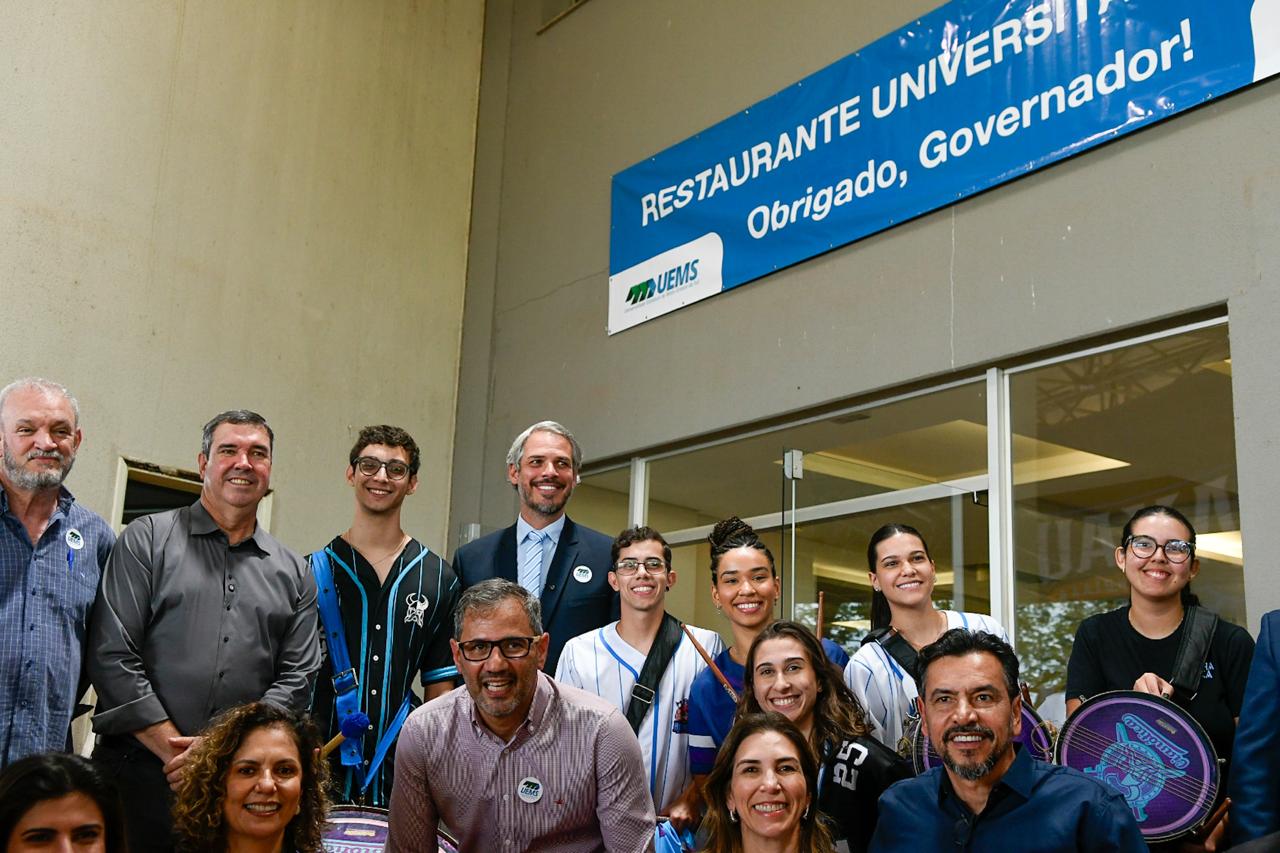 Com restaurantes universitários e outras obras na UEMS, Governo de MS fortalece educação superior Com restaurantes universitários e outras obras na UEMS, Governo de MS fortalece educação superior