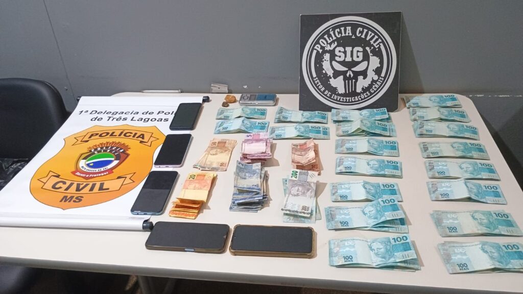 Polícia Civil desarticula ponto de tráfico e receptação em Três Lagoas