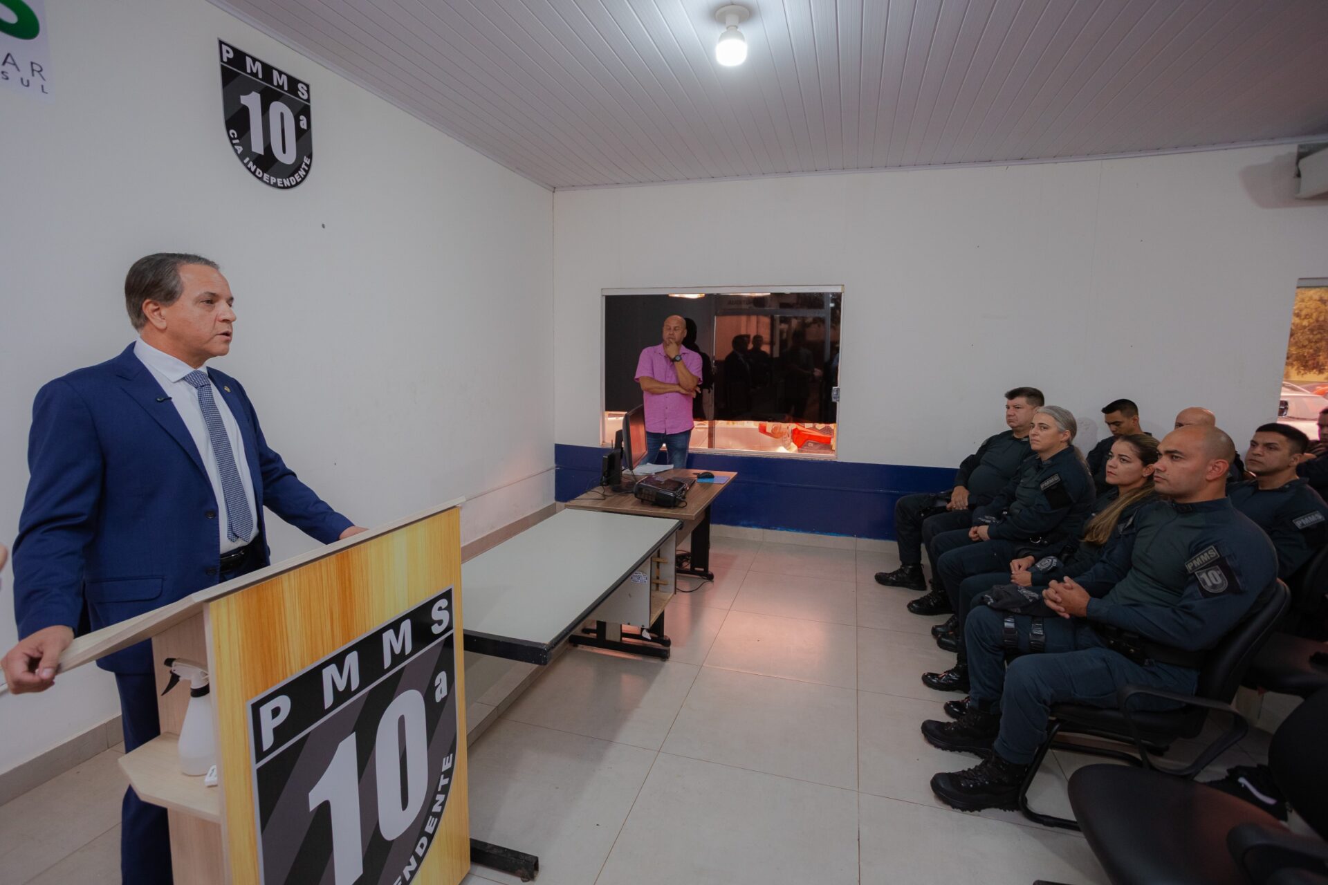 Coronel David visita 10ª CIPM, destaca ato heroico de policiais militares e lembra conquista histórica da PM com a Lei da Presunção de Inocência