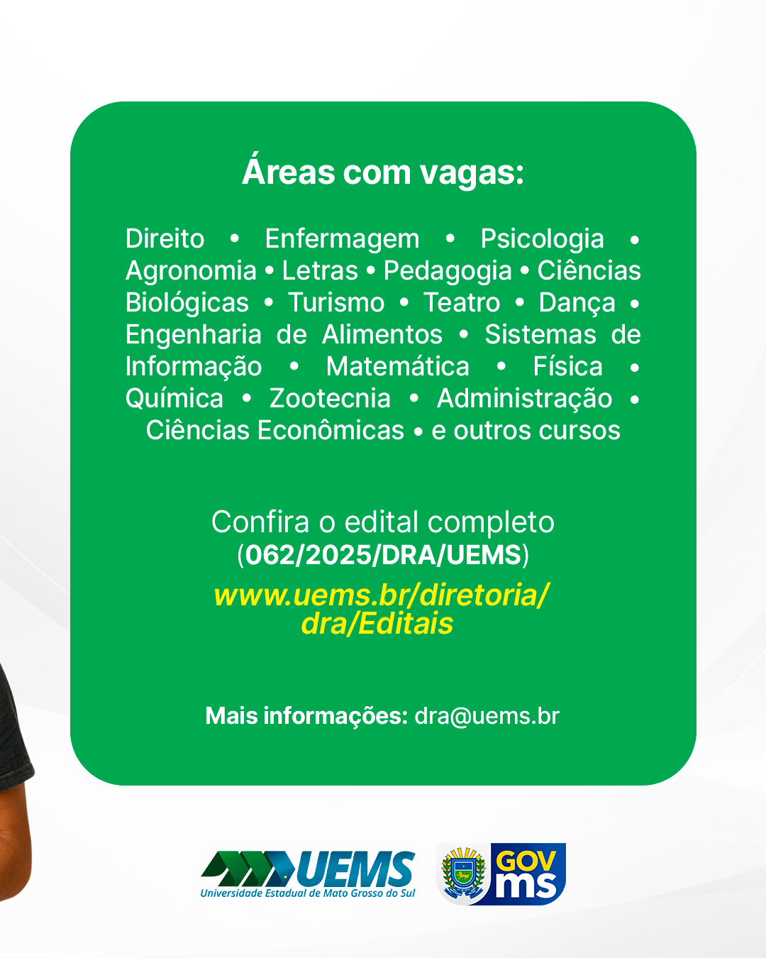 UEMS abre processo de Transferência Externa para cursos de graduação presenciais com ingresso em 2026