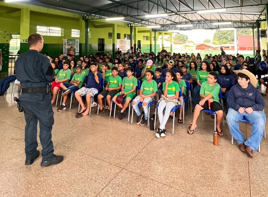 PM realiza palestras inspiradoras em escolas de Três Lagoas e motiva jovens a acreditarem no próprio potencial