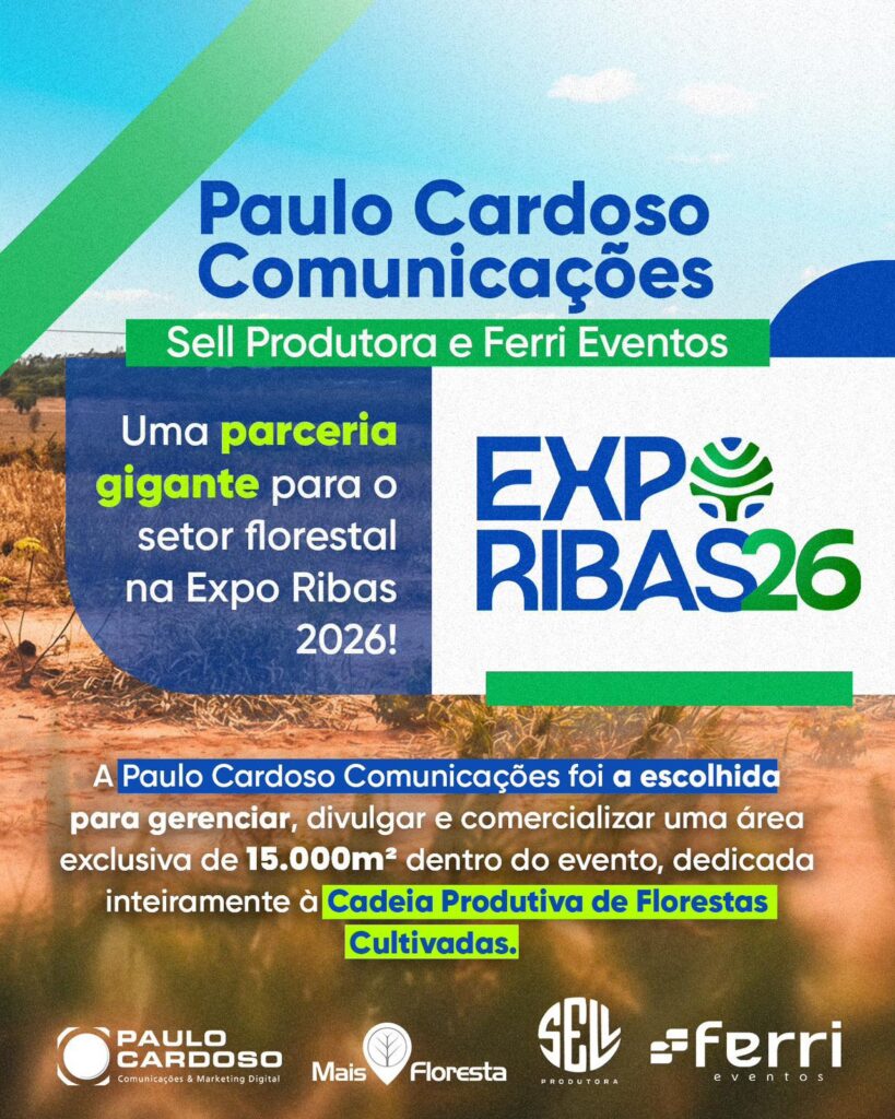 ExpoRibas 2026 terá shows, agronegócio, setor Florestal e vai deixar Ribas do Rio Pardo em evidência para o mundo
