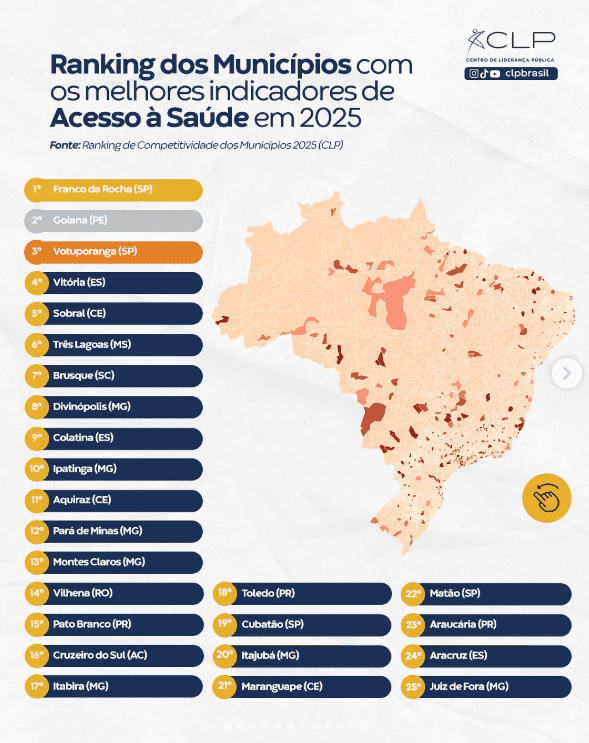 Três Lagoas é destaque nacional e regional em cobertura vacinal e acesso à saúde Três Lagoas é destaque nacional e regional em cobertura vacinal e acesso à saúde