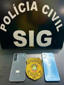 Polícia Civil recupera celulares furtados em Nova Andradina