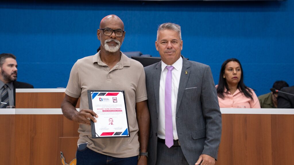 Câmara celebra Consciência Negra com entrega de diplomas “Zumbi dos Palmares”