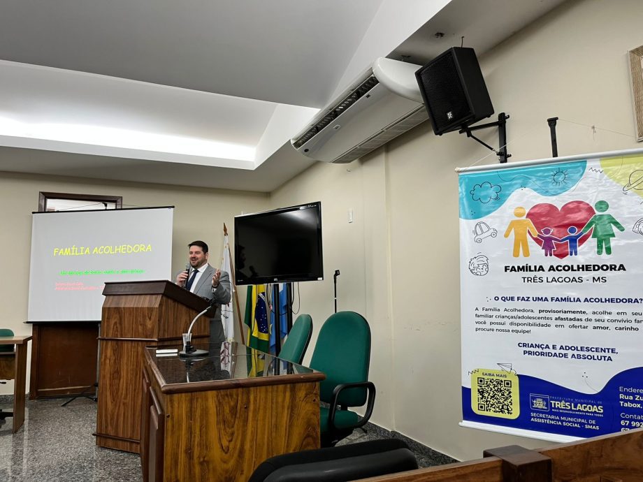 Prefeitura de Três Lagoas realiza capacitação da rede socioassistencial para o serviço “Família Acolhedora”