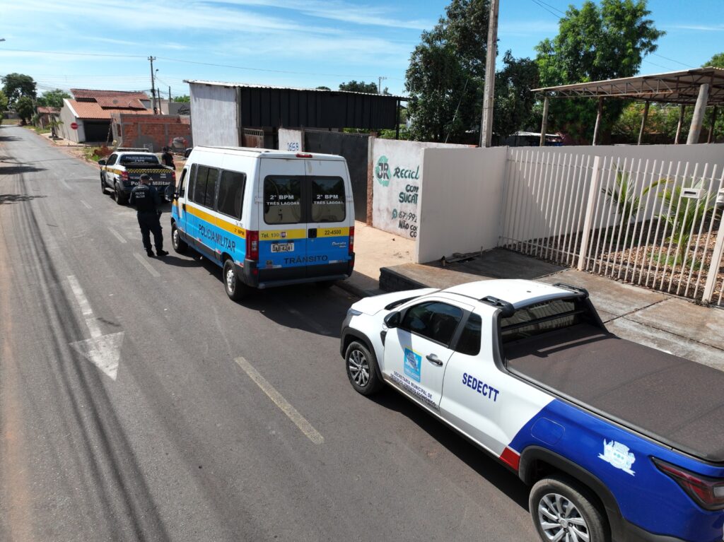 Ação integrada da PM e Prefeitura reforça combate ao furto e receptação de fios metálicos em Três Lagoas