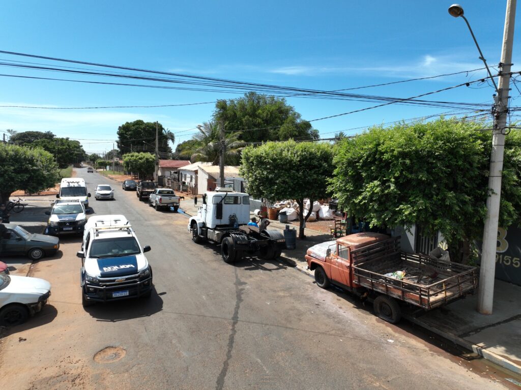 Ação integrada da PM e Prefeitura reforça combate ao furto e receptação de fios metálicos em Três Lagoas