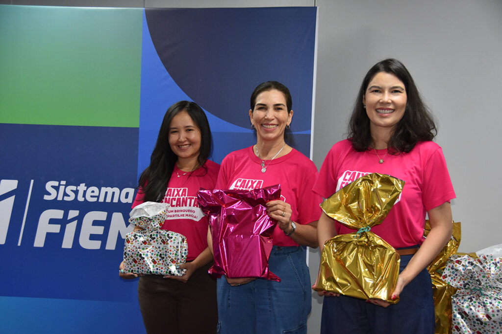 Parceira da Caixa Encantada, Fiems colabora com montante de mais de 2,7 mil brinquedos