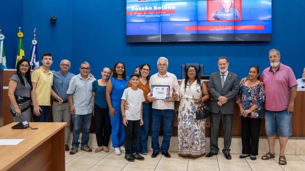 Câmara promove solenidade para entrega de homenagens