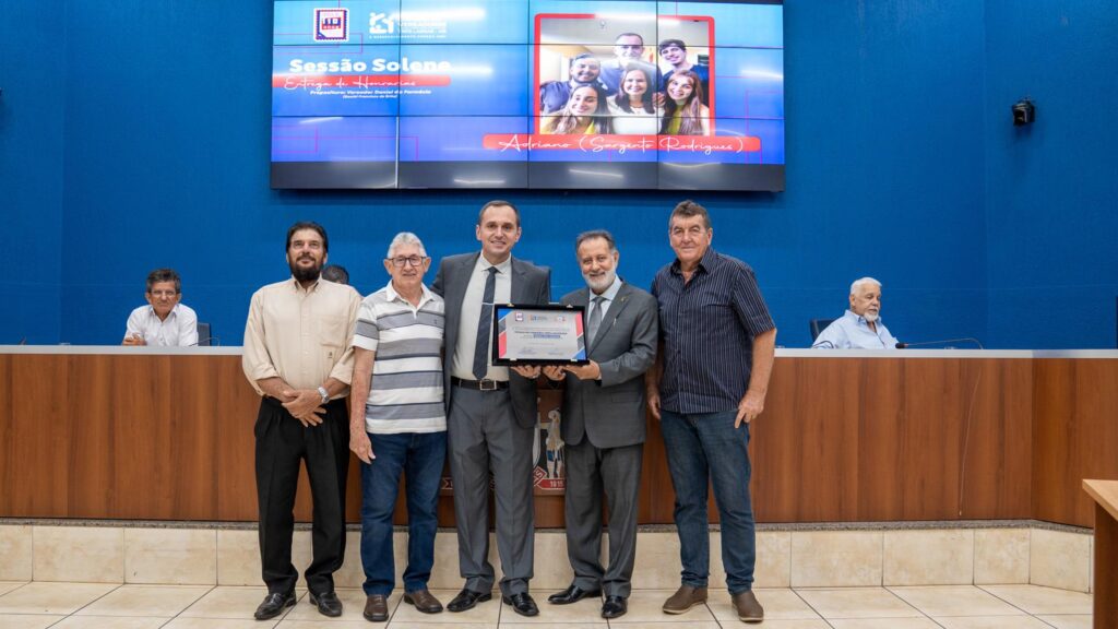 Câmara promove solenidade para entrega de homenagens