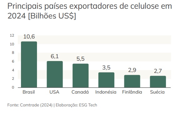 MS se torna polo global da celulose e pode atingir 50% da produção nacional em 2030 MS se torna polo global da celulose e pode atingir 50% da produção nacional em 2030