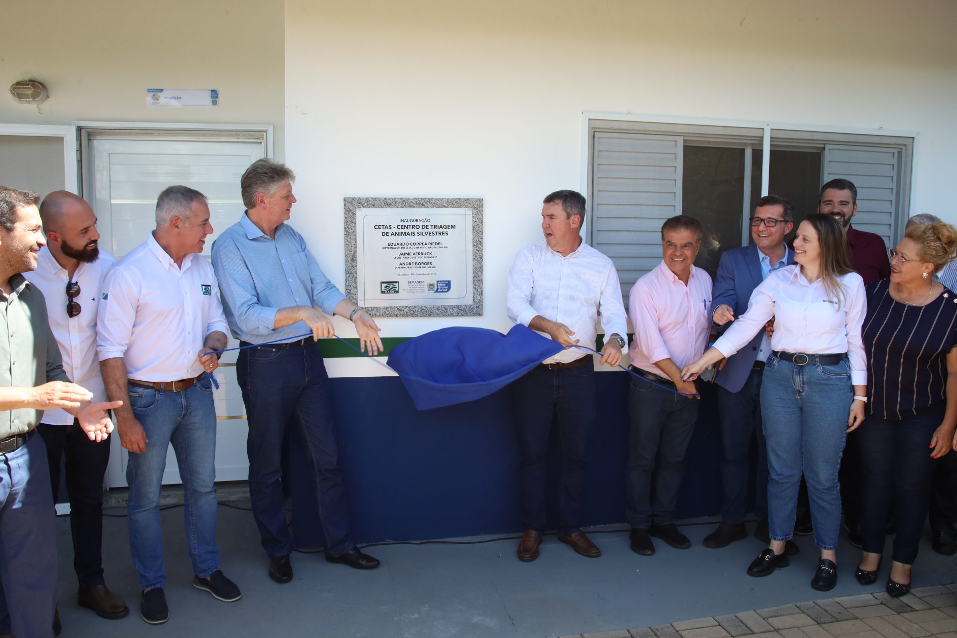 Governo de MS inaugura centro de triagem de animais silvestres em Três Lagoas Governo de MS inaugura centro de triagem de animais silvestres em Três Lagoas