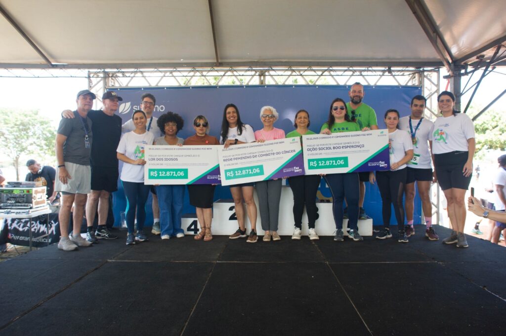 Corrida e Caminhada Suzano Faz Bem arrecada R$ 38,6 mil para instituições beneficentes de Três Lagoas