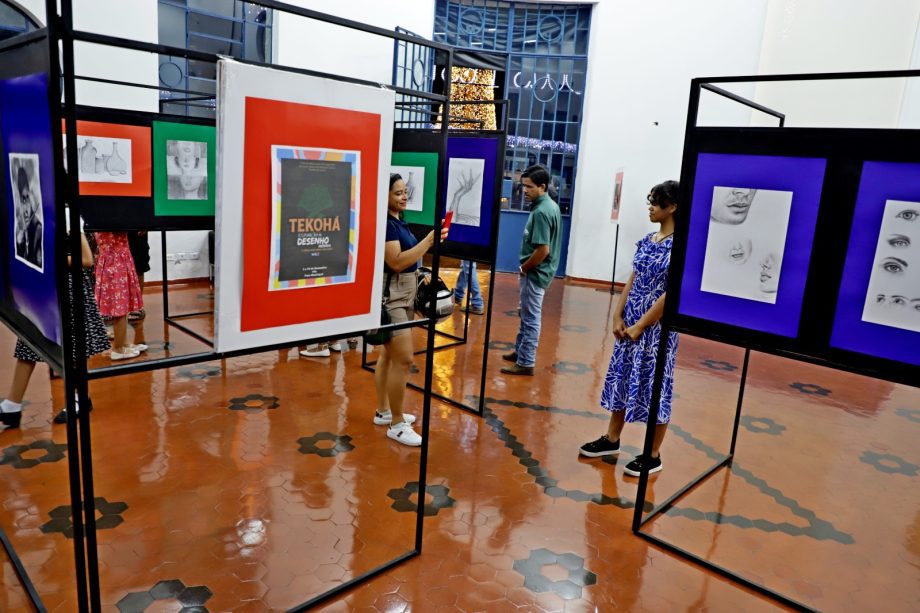 Diretoria de Cultura inaugurou a exposição artística TEKOHÁ no Paço Municipal de Três Lagoas