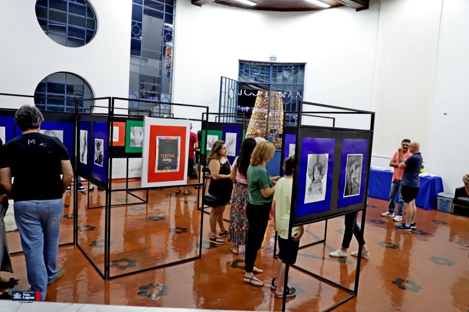 Diretoria de Cultura inaugurou a exposição artística TEKOHÁ no Paço Municipal de Três Lagoas
