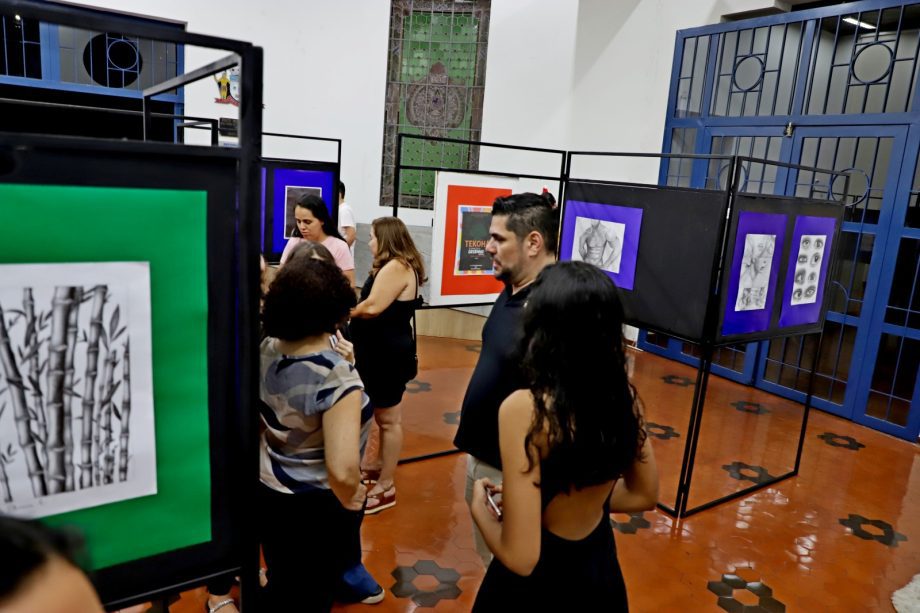 Diretoria de Cultura inaugurou a exposição artística TEKOHÁ no Paço Municipal de Três Lagoas