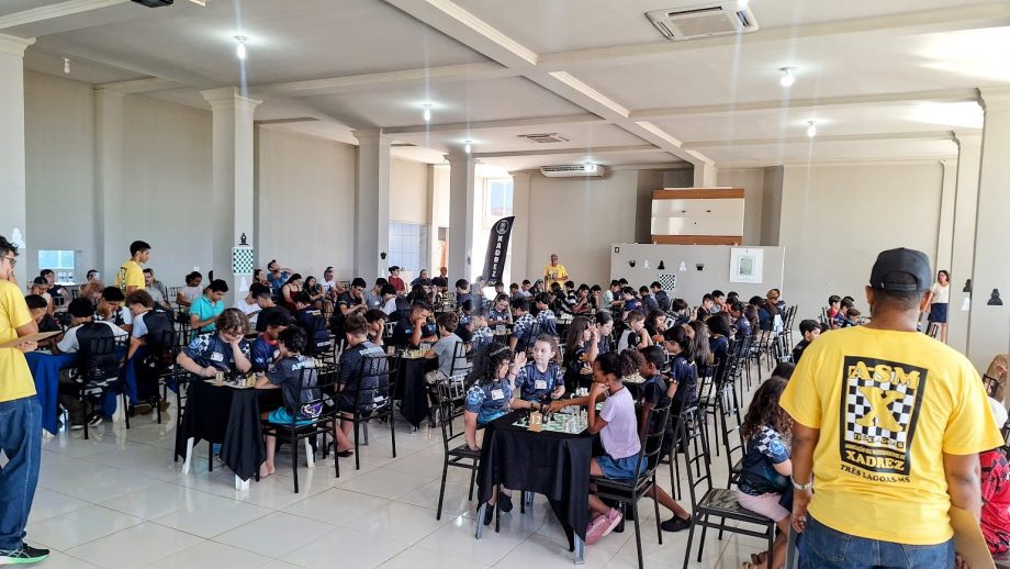 Três Lagoas recebeu 50 duplas para o I Torneio de Xadrez Australiano de Xadrez