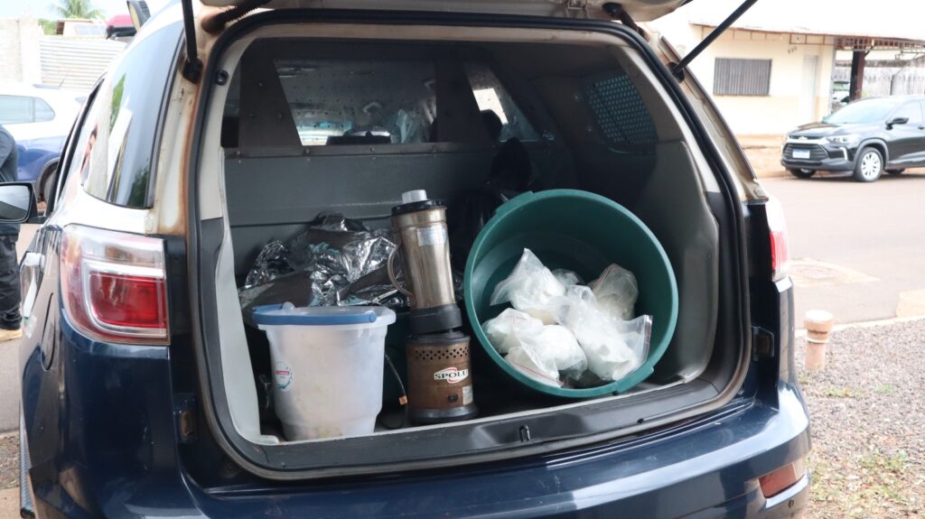 PM desmantela refinaria de cocaína em Três Lagoas e apreende 47 kg da droga durante Operação CODESUL II