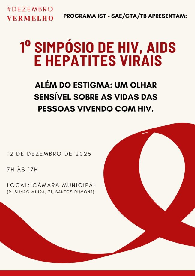 Três Lagoas realiza 1º Simpósio de HIV/AIDS com foco em prevenção, cuidado e enfrentamento ao estigma Três Lagoas realiza 1º Simpósio de HIV/AIDS com foco em prevenção, cuidado e enfrentamento ao estigma