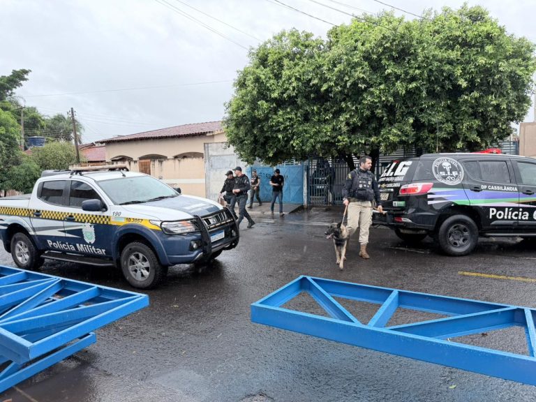 Operação integrada contra o tráfico resulta em quatro prisões em Cassilândia Operação integrada contra o tráfico resulta em quatro prisões em Cassilândia