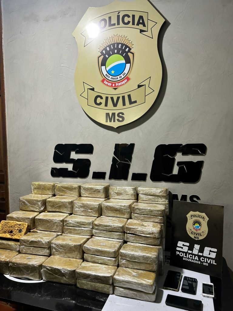 Polícia Civil prende sogro e genro por tráfico de drogas e apreende quase 160 kg de crack em Dourados