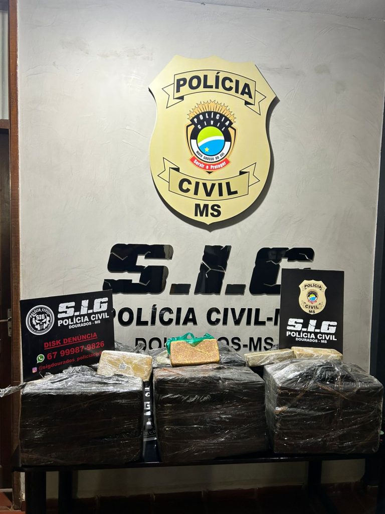 Polícia Civil prende sogro e genro por tráfico de drogas e apreende quase 160 kg de crack em Dourados