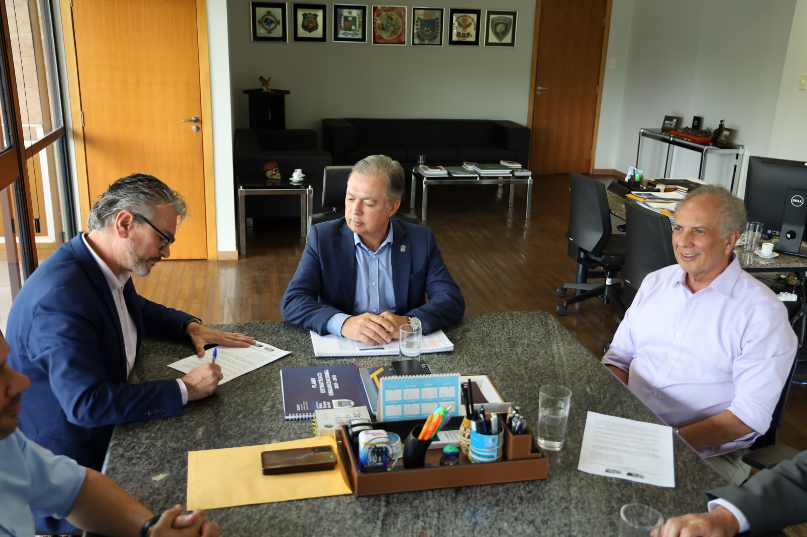 PCMS, DETRAN e CGP assinam acordo para atuação conjunta no enfrentamento ao delito de Adulteração de Sinal Identificador de Veículo