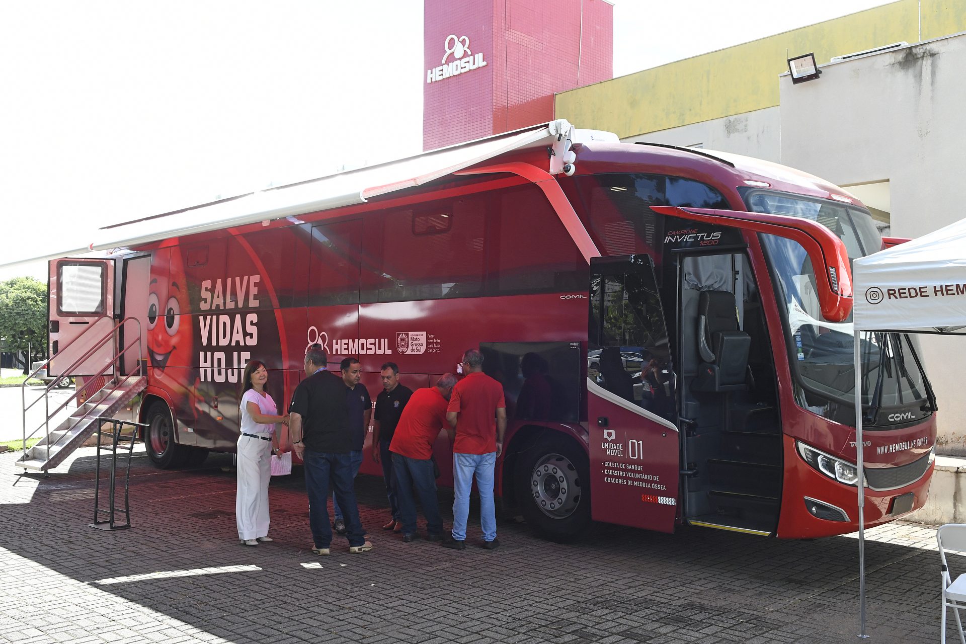 Solidariedade: Nova Unidade Móvel do Hemosul chega para ampliar captação de sangue em MS