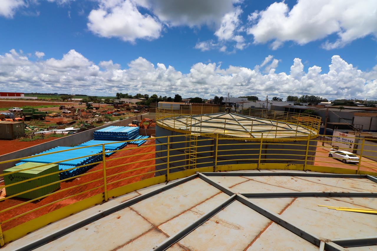 Governo de MS antecipa metas do saneamento e consolida investimentos estruturantes em Chapadão do Sul