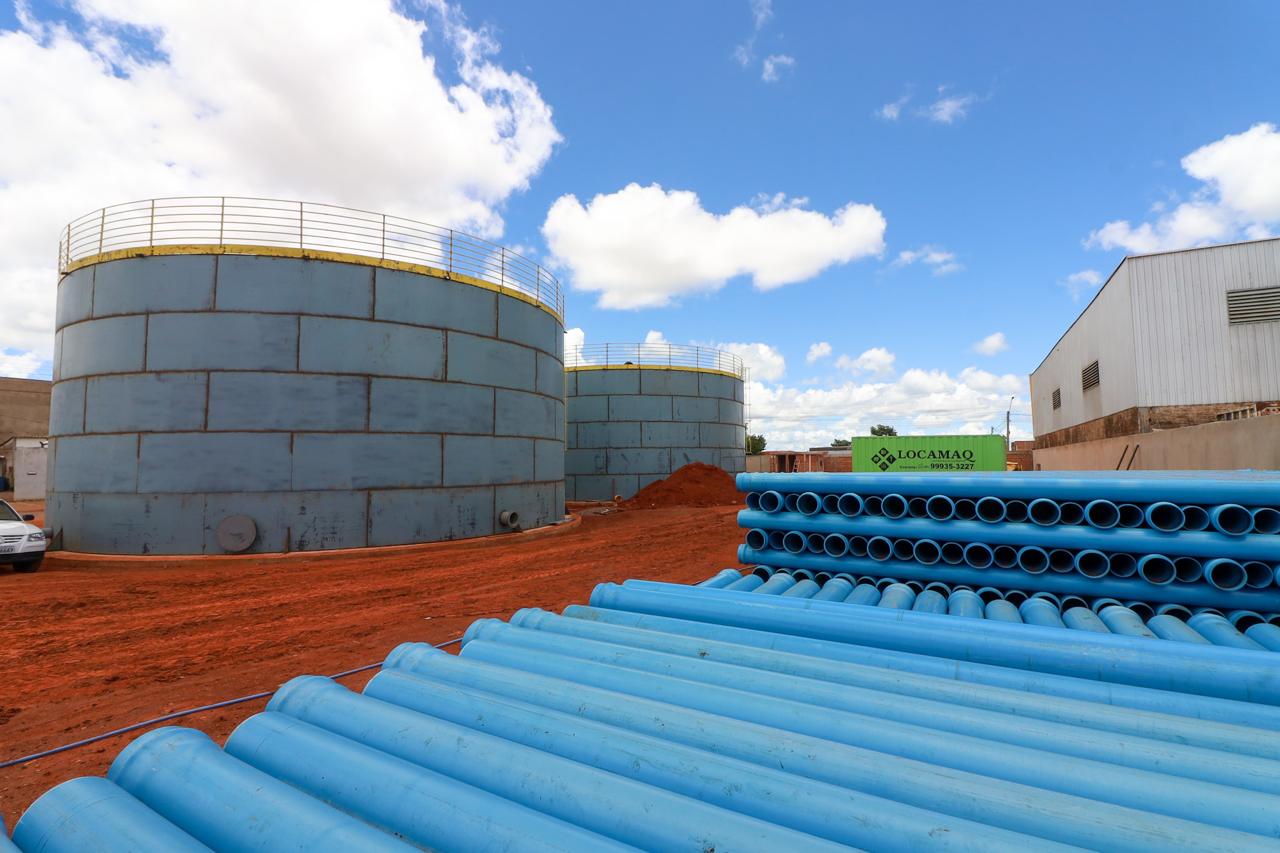 Governo de MS antecipa metas do saneamento e consolida investimentos estruturantes em Chapadão do Sul