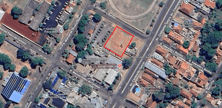 Veja onde a nova Central de Regulação do SAMU 192 em Três Lagoas será construída Veja onde a nova Central de Regulação do SAMU 192 em Três Lagoas será construída