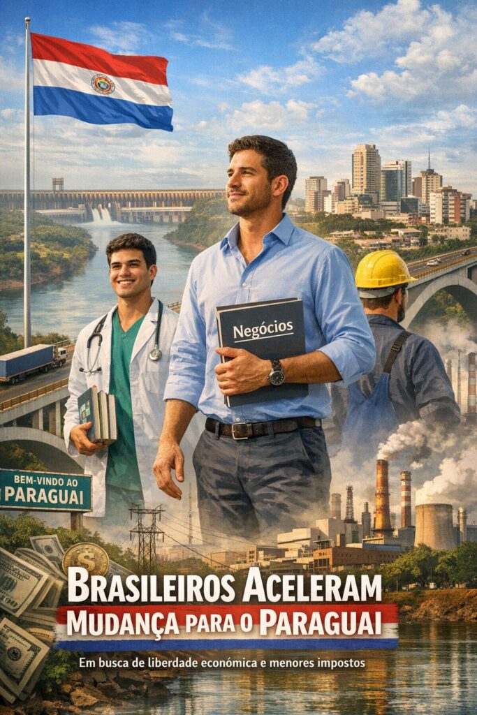 Empresários brasileiros aceleram mudança para o Paraguai em busca de liberdade econômica