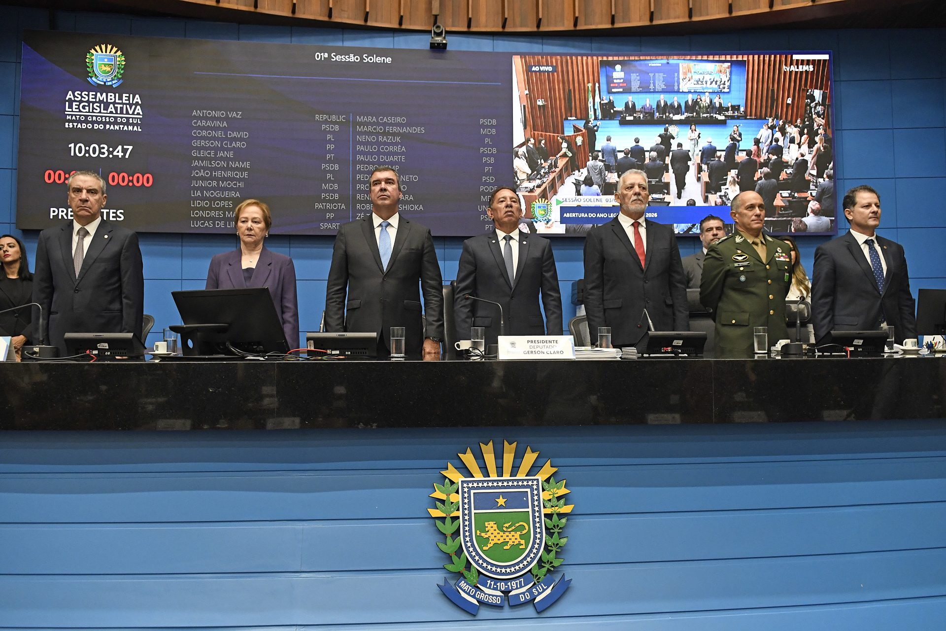 Aliança entre poderes e trabalho pelo desenvolvimento socioeconômico de MS marcam abertura do ano legislativo Aliança entre poderes e trabalho pelo desenvolvimento socioeconômico de MS marcam abertura do ano legislativo