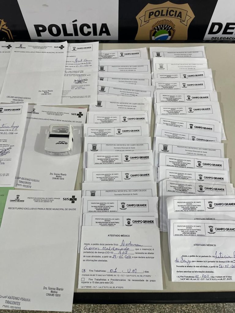 Polícia Civil prende suspeito de tentativa de latrocínio e descobre esquema de venda de atestados falsos