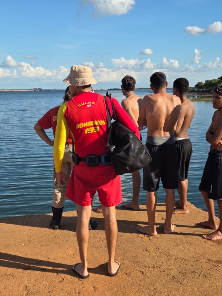 Afogamento na cascalheira mobiliza equipe do Corpo de Bombeiros em Três Lagoas